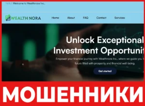 Wealthnora лицевая сторона скрин
