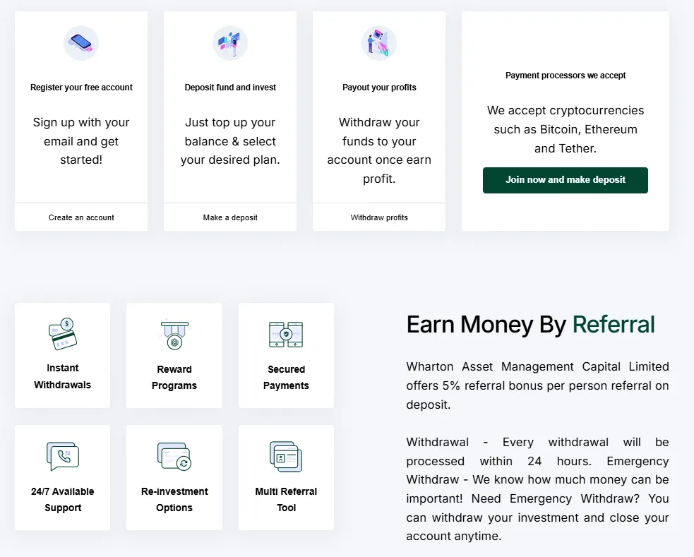 Wharton Asset Management Capital Limited 2 скрин