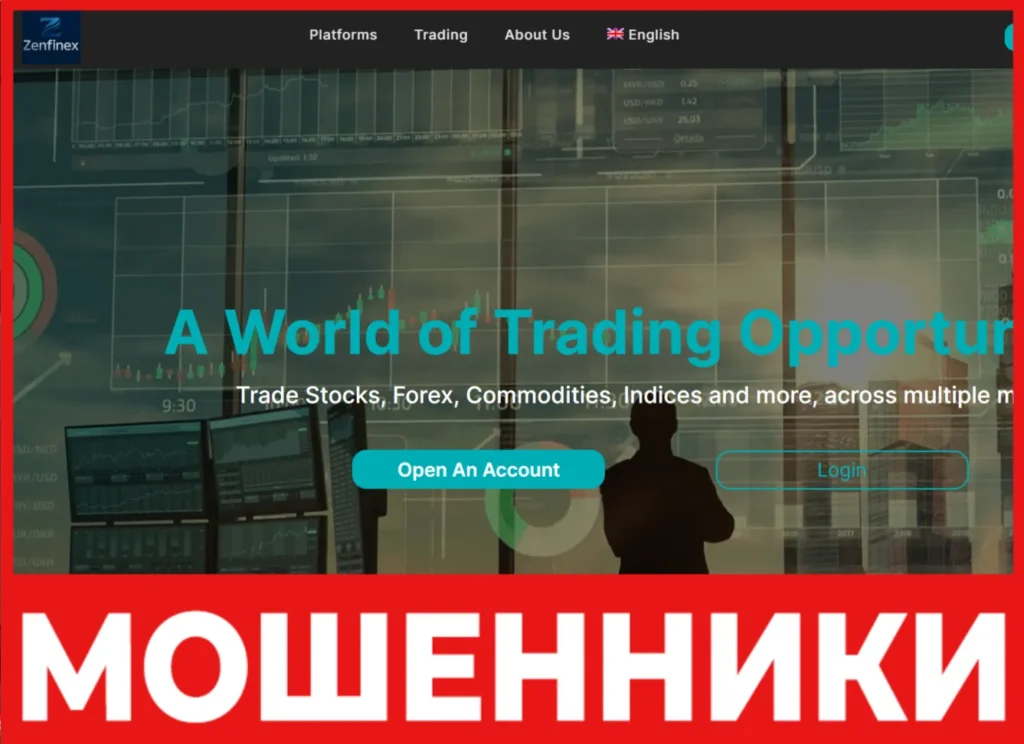 Zenfinex лицевая сторона скрин