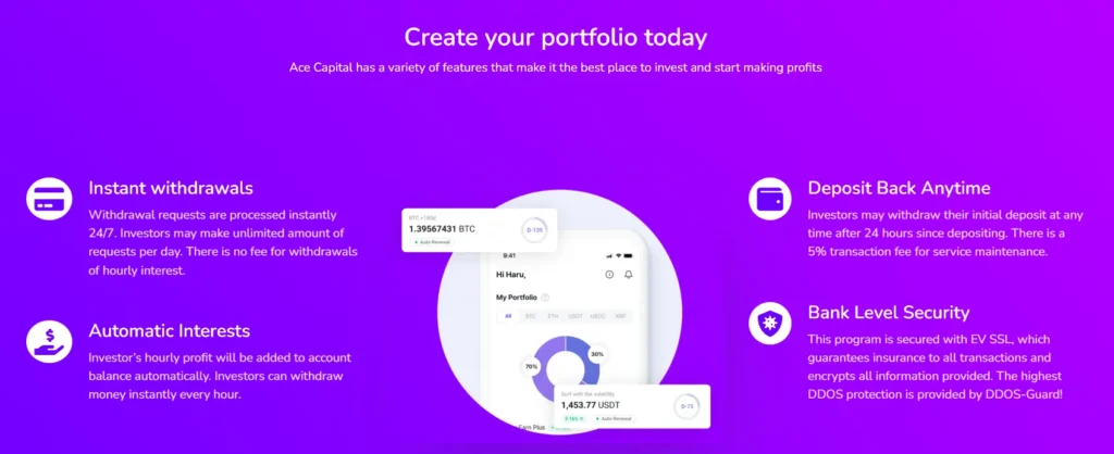 ACE CAPITAL 1 скрин