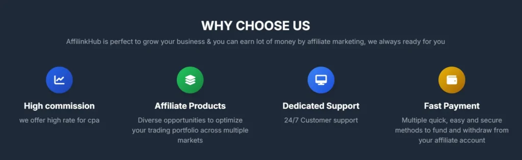 AffilinkHub 1 скрин