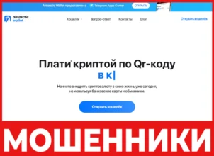 Antarctic Wallet лицевая сторона скрин