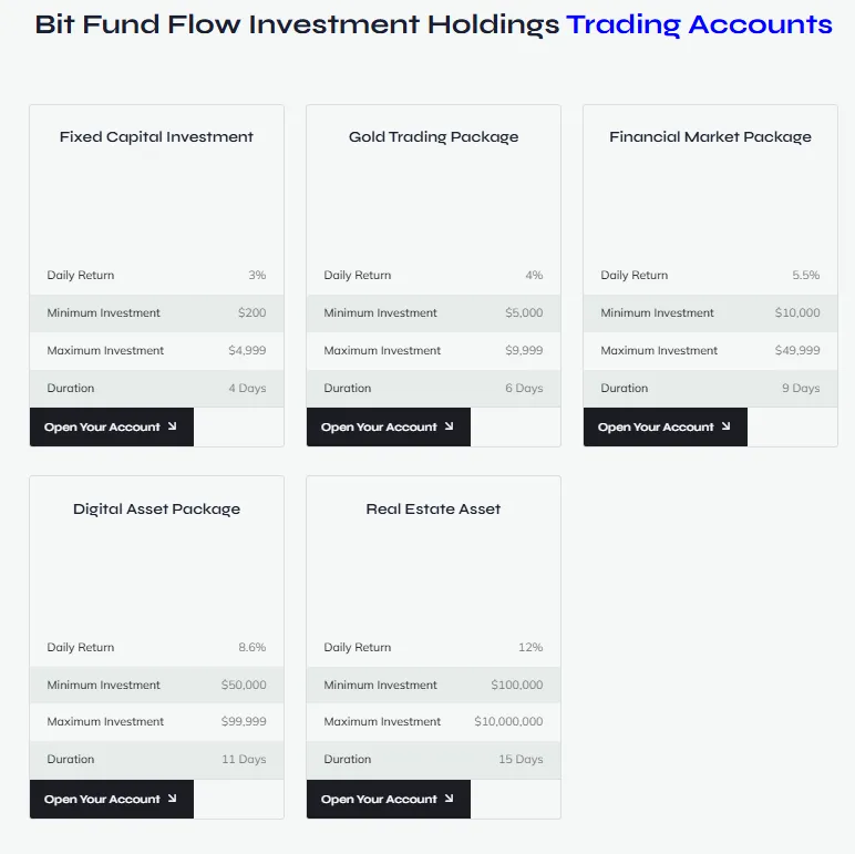 Bit Fund Flow Investment 2 скрин