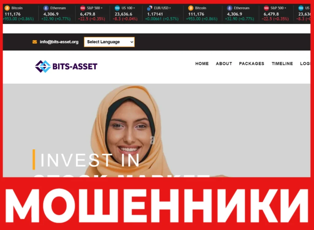 Bits-Asset лицевая сторона скрин