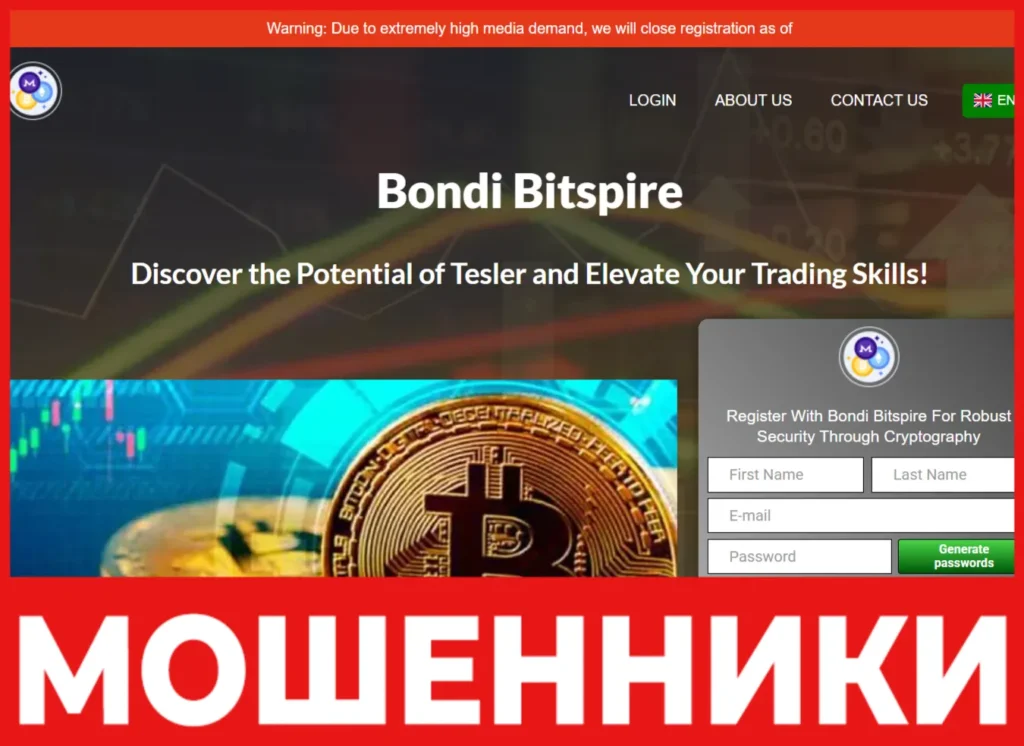 Bondi Bitspire лицевая сторона скрин