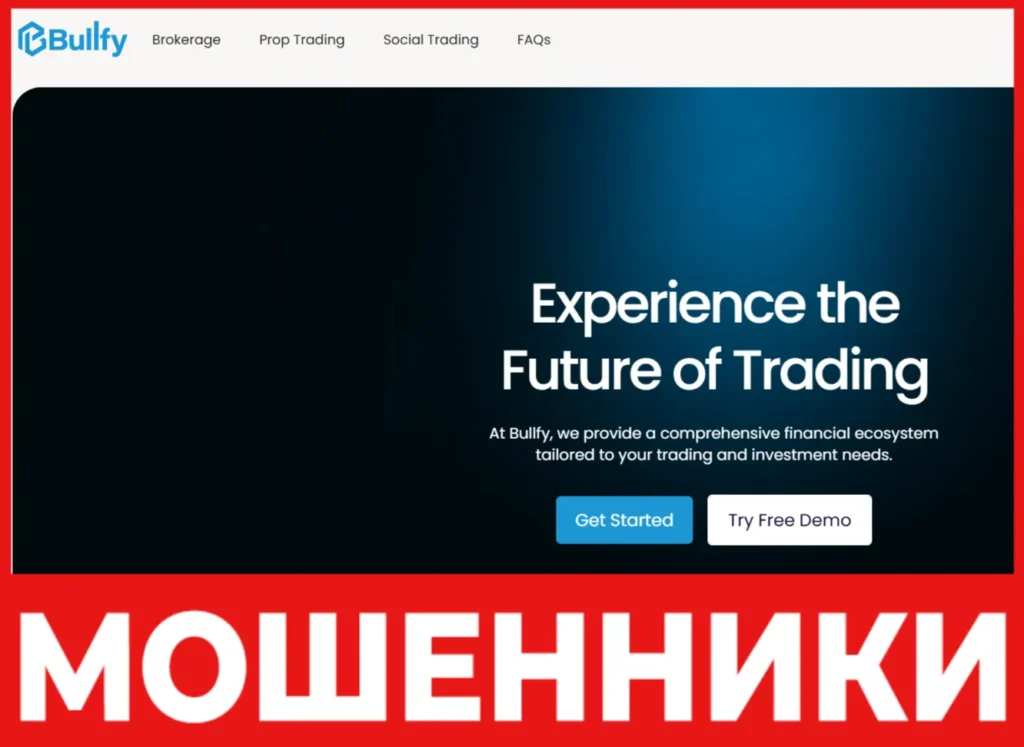 Bullfy лицевая сторона скрин