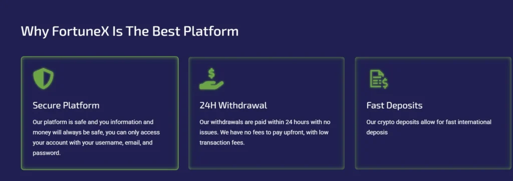 FortuneX 1 скрин