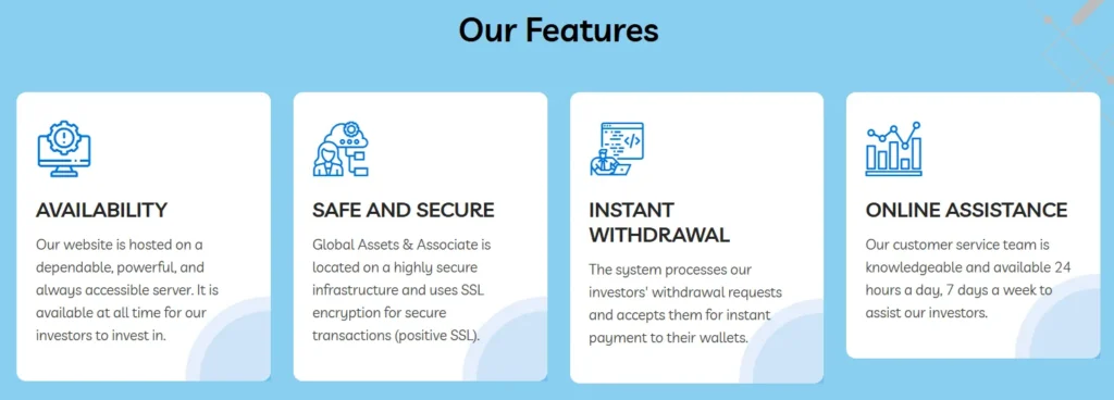 Global Assets & Associate 1 скрин