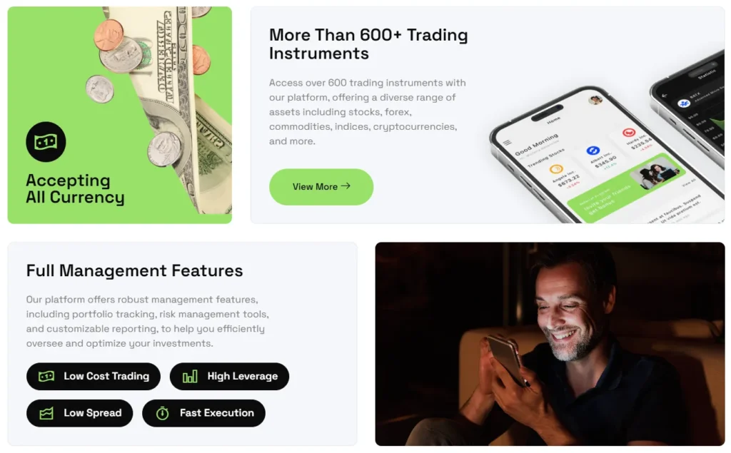 Globe Holdings Trade 1 скрин