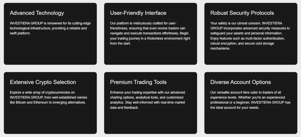 Investiera Group 1 скрин