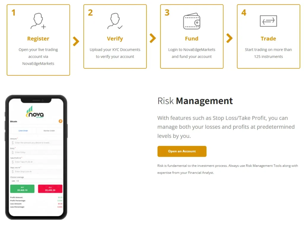 Nova Edge Markets 2 скрин