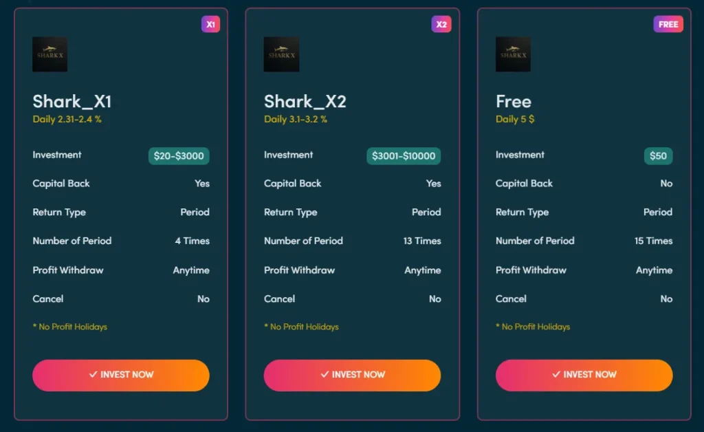 Shark X 1 скрин