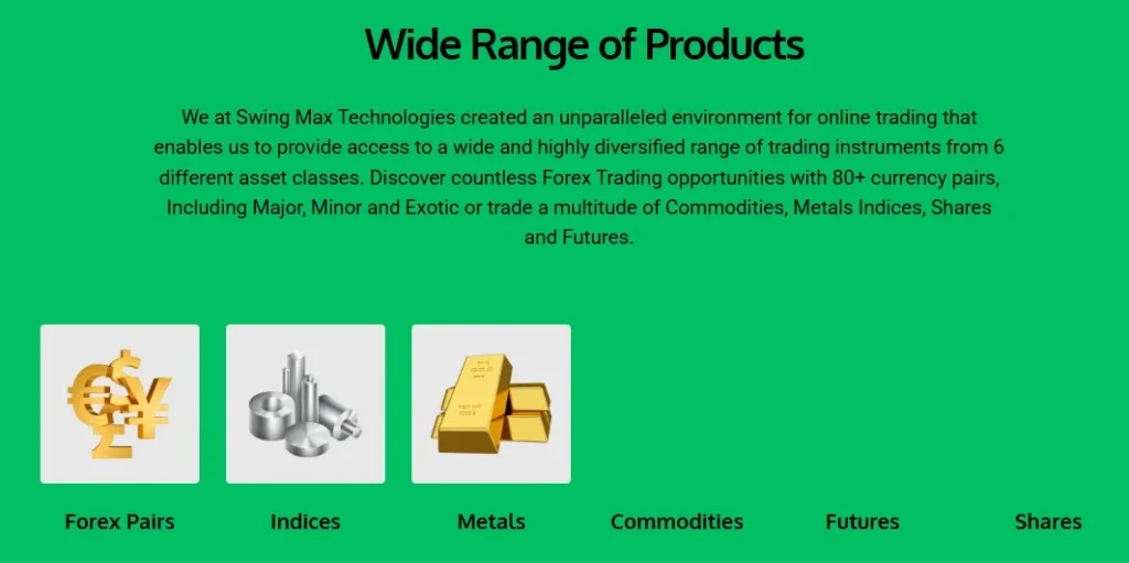 Swing Max Technologies 1 скрин