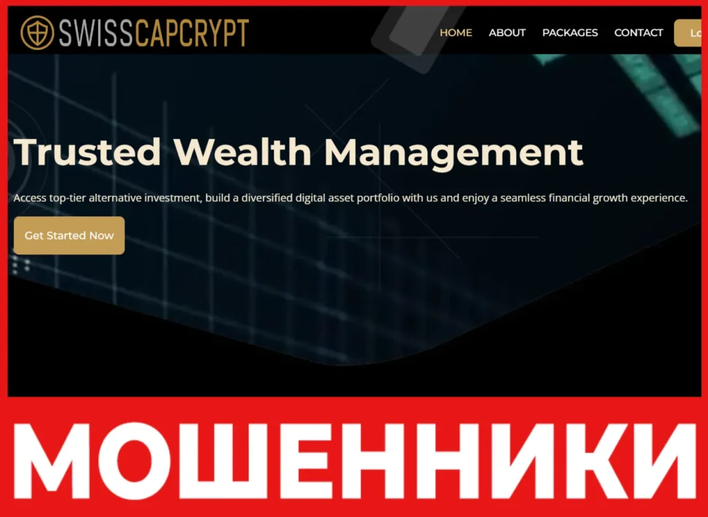 Swisscapcrypt лицевая сторона скрин