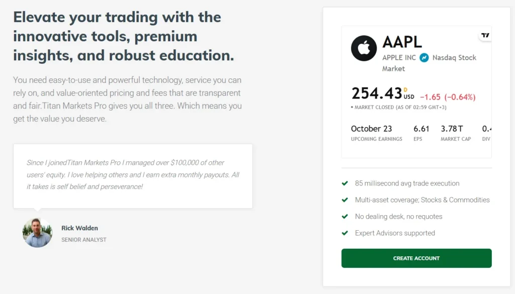 Titan Markets 2 скрин