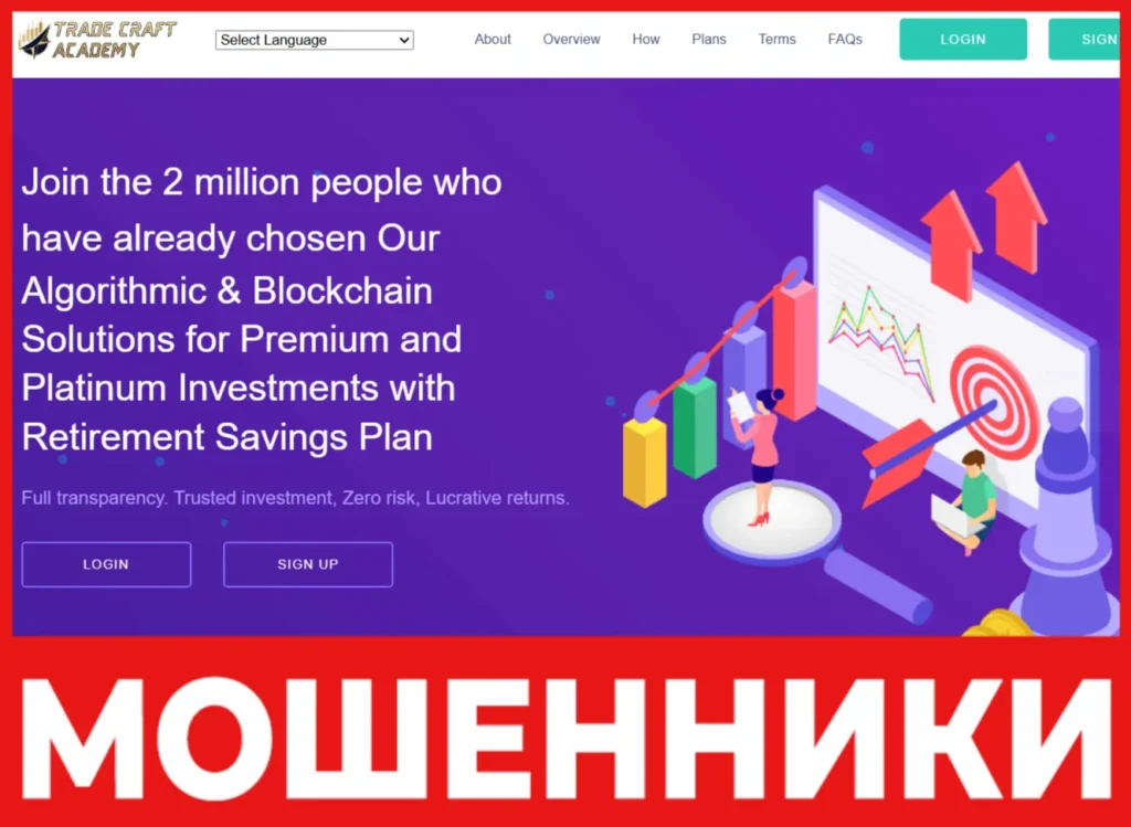 Trade Craft Academy лицевая сторона скрин