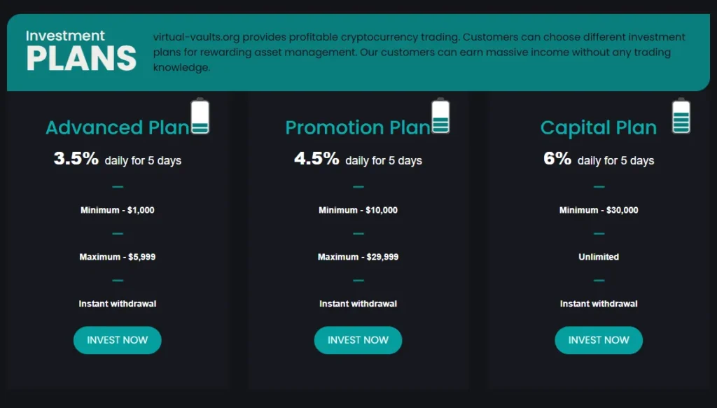 Virtual Vaults 2 скрин