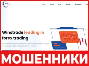 Wins Trade лицевая сторона скрин