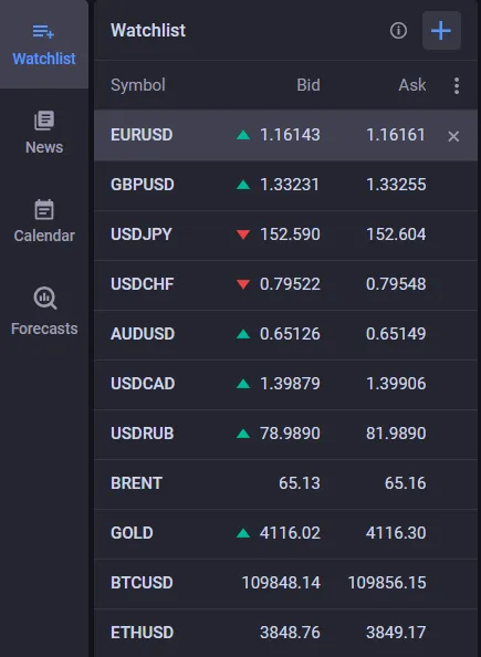 Avareon Ltd Trader 1 скрин