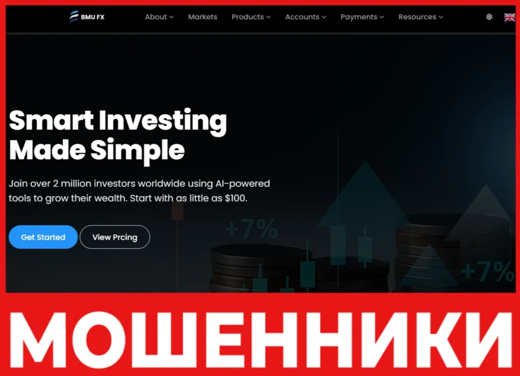 BMU Capital лицевая сторона скрин