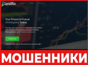 Capital Afflux лицевая сторона скрин