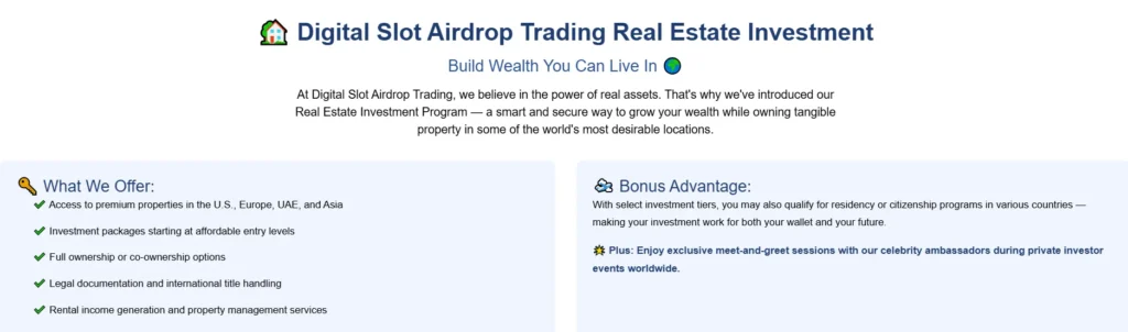 Digital Slot Airdrop Trading 1 скрин