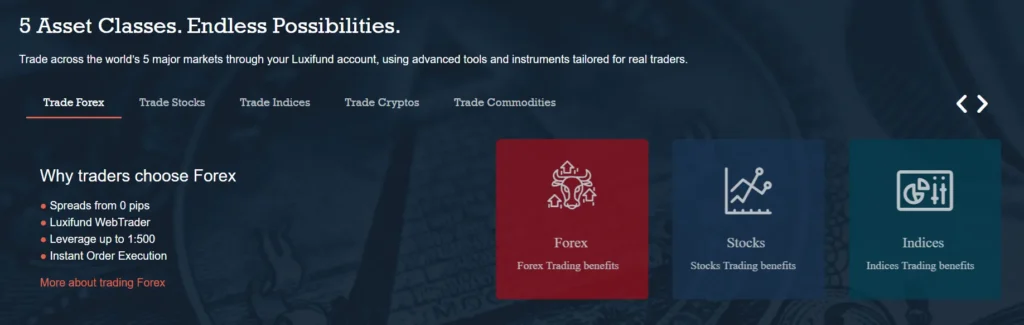 Luxifund 1 скрин