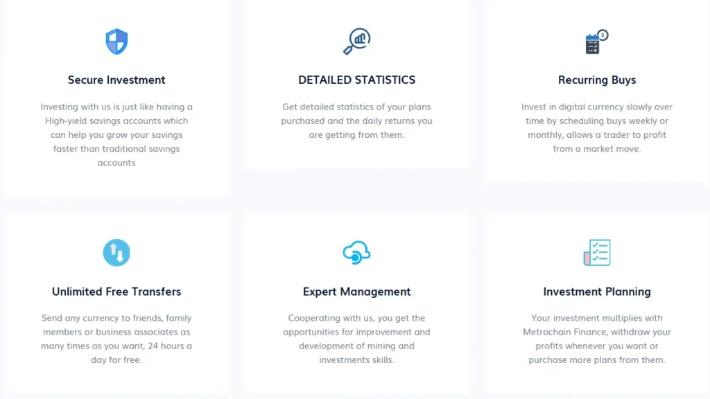 Metrochain Finance 1 скрин