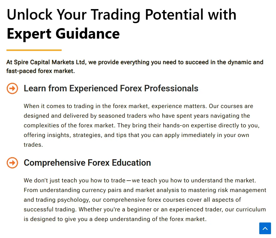 Spire Markets 1 скрин