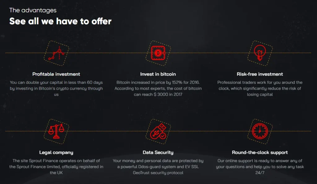 Sprout Finance 1 скрин