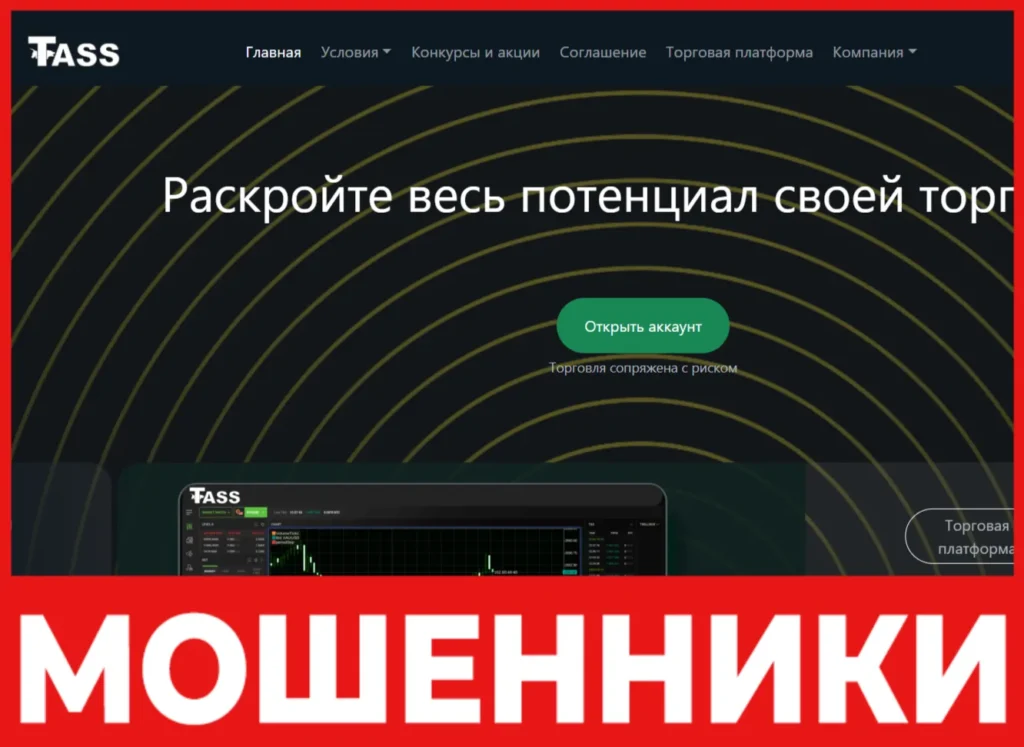 TASS LLC лицевая сторона скрин