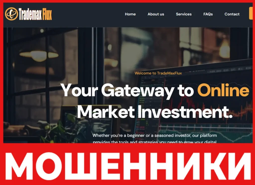 TradeMaxFlux лицевая сторона скрин