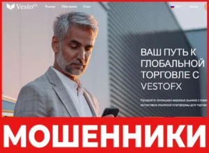 VestoFX лицевая сторона скрин