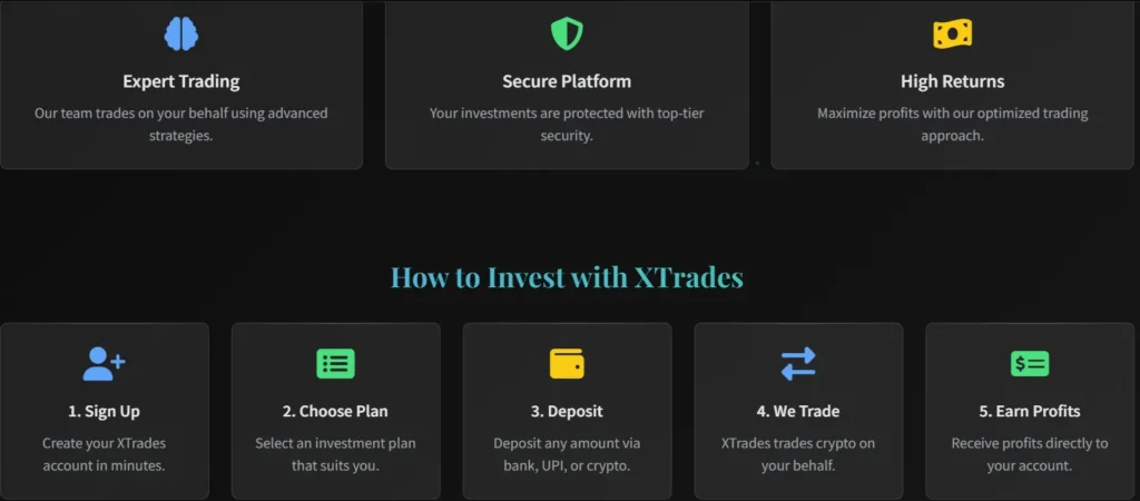 XTrades Pro 1 скрин