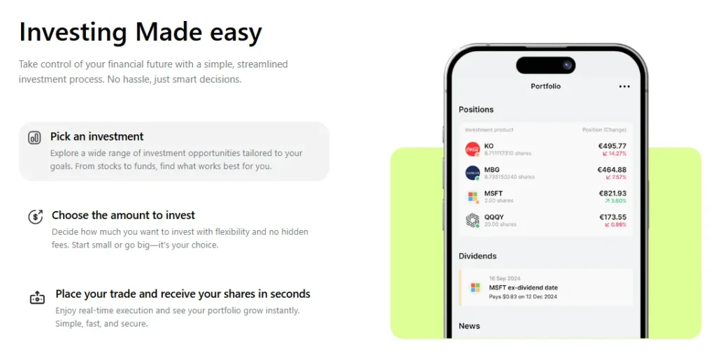Zenith Invest 1 скрин