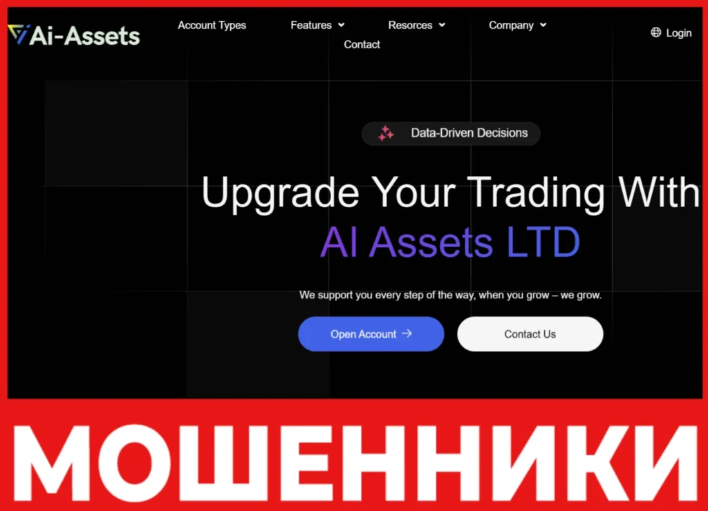 AI Assets LTD лицевая сторона скрин