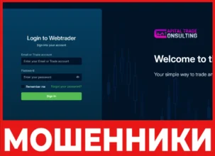 Consalting Capital Trade лицевая сторона скрин