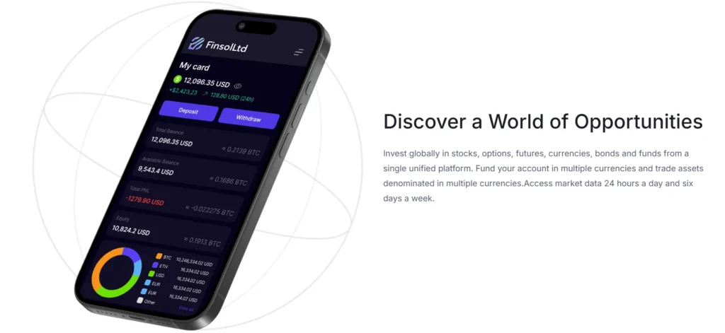 Finsol Ltd 1 скрин