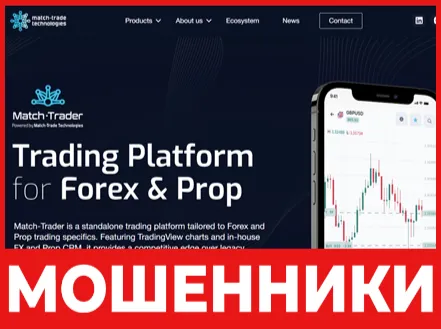 Match-Trade лицевая сторона скрин