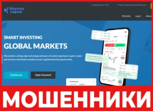 Raynex Capital лицевая сторона скрин