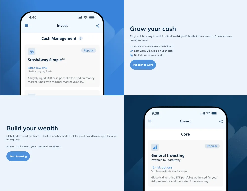 StashAway 1 скрин