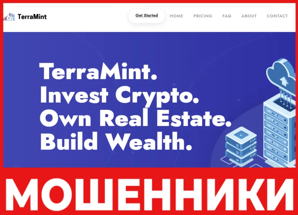 TerraMint лицевая сторона скрин