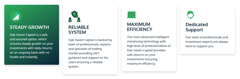 Oak Haven Capital 2 скрин