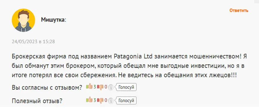 Patagonia Ltd_1 скрин