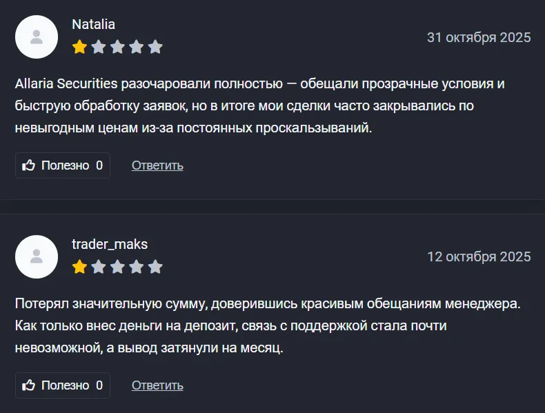 Allaria Securities_1 скрин