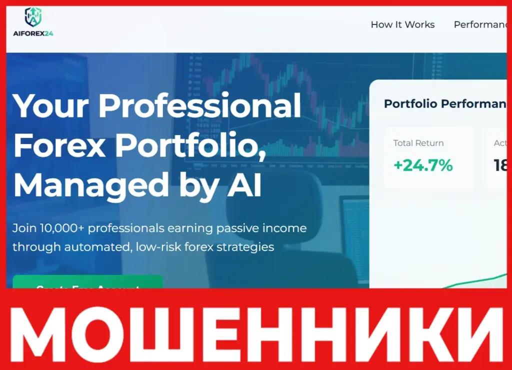 Aiforex24 лицевая сторона скрин