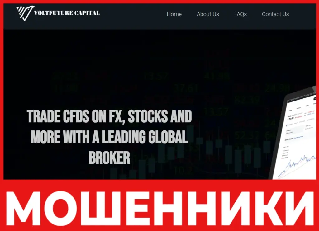 Voltfuture Capital лицевая сторона скрин