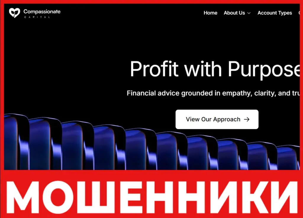 Compassionate Capital лицевая сторона скрин