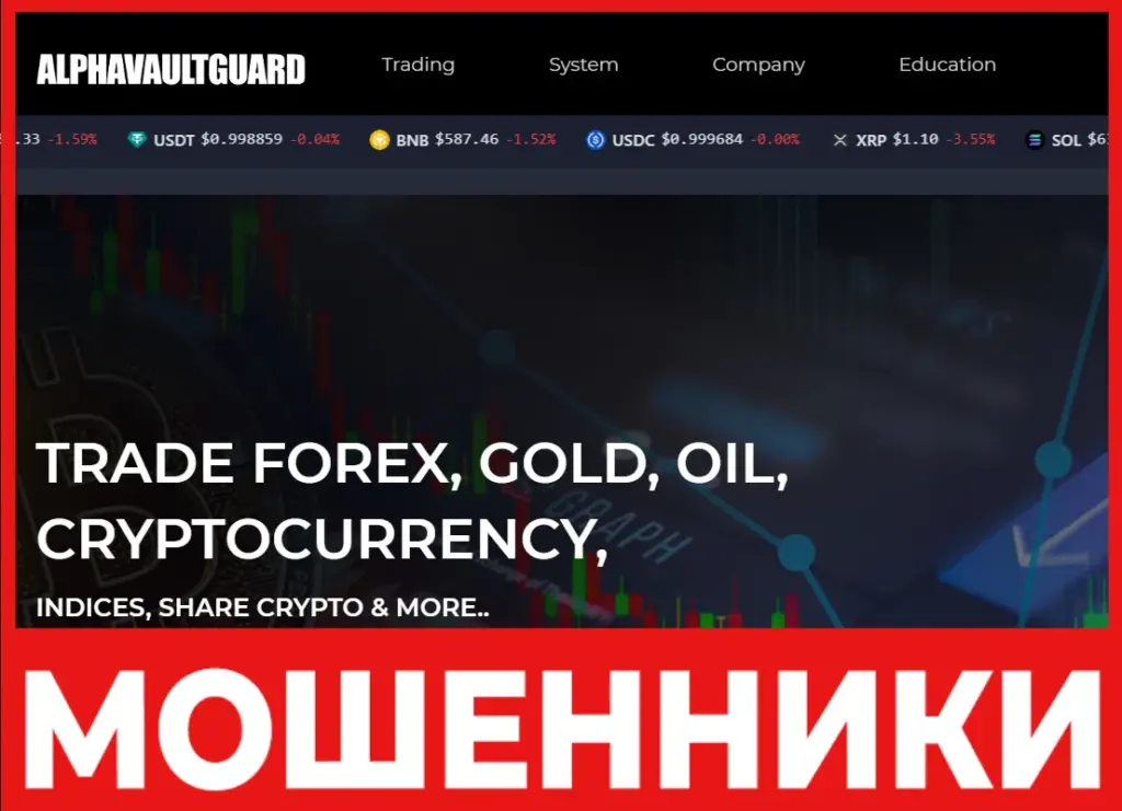 Alphavaultguard лицевая сторона скрин