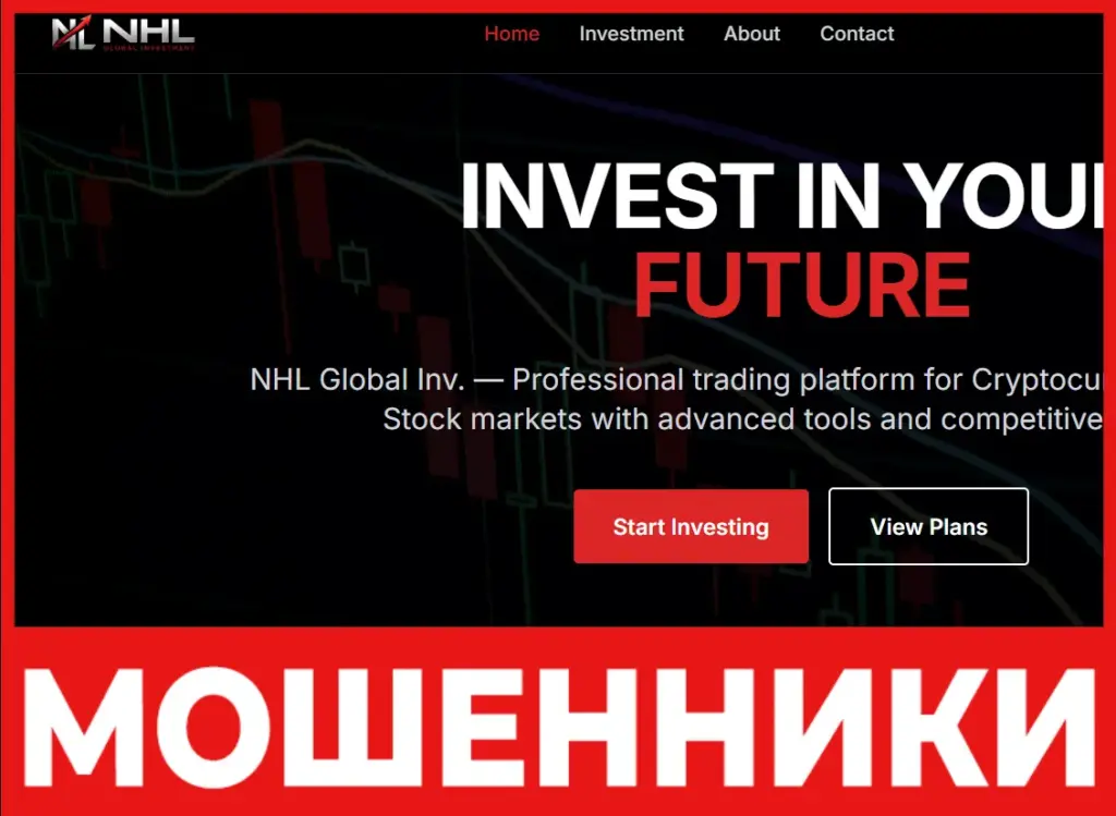 NHL Global Inv лицевая сторона скрин